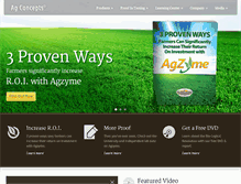 Tablet Screenshot of agconcepts.com