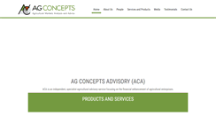 Desktop Screenshot of agconcepts.com.au